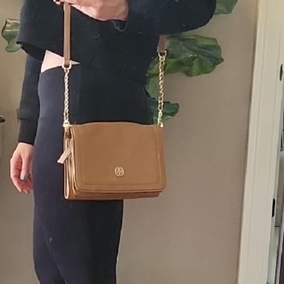 Tory Burch Tan Leather Crossbody Bag - Picture 10 of 10